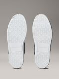 Μαύρο Δερμάτινα Sneakers  Με Ανάγλυφο Λογότυπο  Γυναίκα