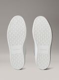 Λευκό Sneakers Από Απαλό Δέρμα Και Ανάγλυφο Λογότυπο  Γυναίκα