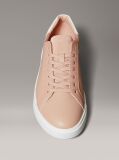 Ροζ Δερμάτινα Sneakers Με Signature Λογότυπο  Γυναίκα