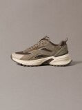 Brown Knit Mesh Runner Trainers  Women