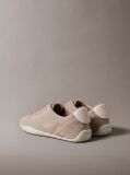 Beige Suede Hybrid Ballet Sneakers  Women