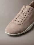 Beige Suede Hybrid Ballet Sneakers  Women