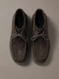 Brown Suede Platform Desert Boots  Women