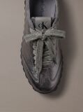 Γκρι Χαμηλά Sneakers Με Λάμψη  Γυναίκα