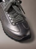 Γκρι Χαμηλά Sneakers Με Λάμψη  Γυναίκα