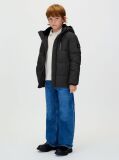Black Recycled Polyester Puffer Jacket  Boys