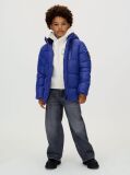 Blue Recycled Polyester Puffer Jacket  Boys