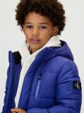 Blue Recycled Polyester Puffer Jacket  Boys