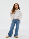 White Kids' Cotton Poplin Shirt  Boys