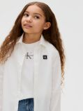 White Kids' Cotton Poplin Shirt  Boys