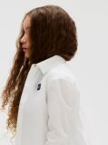 White Kids' Cotton Poplin Shirt  Boys