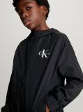 Black Hooded Windbreaker  Boys