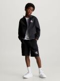 Black Hooded Windbreaker  Boys