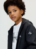 Black Hooded Harrington Jacket  Boys
