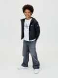 Black Hooded Harrington Jacket  Boys