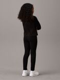 Black Slim Logo Leggings  Girls