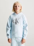 Blue Relaxed Logo Hoodie  Girls