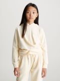 Beige Soft Twist Hoodie  Girls