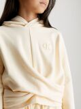 Beige Soft Twist Hoodie  Girls