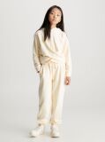 Beige Soft Twist Hoodie  Girls
