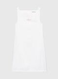 Λευκό Denim Φόρεμα Pinafore  Κορίτσι