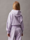 Purple Zip Through Hoodie  Girls
