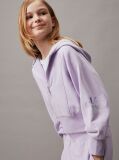 Purple Zip Through Hoodie  Girls