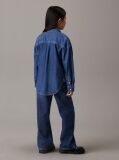 Blue High Rise Wide Leg Jeans  Girls