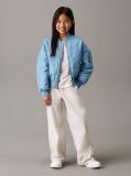 Grey High Rise Wide Leg Chino Trousers  Girls