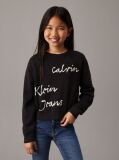 Black Logo Jumper  Girls