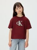 Κόκκινο T-shirt Με Λογότυπο  Κορίτσι