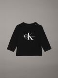 Black Newborn Long Sleeve T-shirt  Newborn