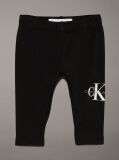 Black Newborn Monogram Leggings  Newborn