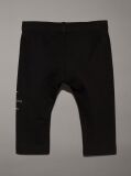 Black Newborn Monogram Leggings  Newborn