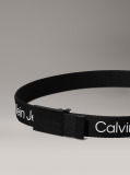 Μαύρο Παιδική Unisex Ζώνη Από Canvas Με Λογότυπο  Παιδικό Unisex