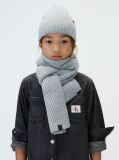 Grey Kids' Scarf & Beanie Set  Kids Unisex