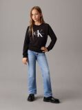 Black Unisex Logo Sweatshirt  Kids Unisex