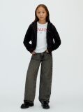Black Zip Hoodie  Kids Unisex