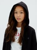 Black Zip Hoodie  Kids Unisex