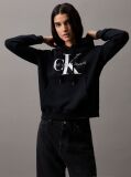 Μαύρο Hoodie Με Μονόγραμμα  Γυναίκα