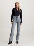 Denim High Rise Straight Jeans  Women