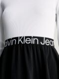 Multi Logo Tape Long Sleeve Dress  Women