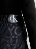Black All-Over Logo Cargo Pants  Women