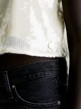 Beige Sequin Camisole Top  Women