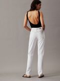 White Authentic Slim Straight Jeans  Women