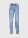 Denim High Rise Super Skinny Split Zip Jeans  Women