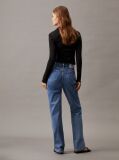 Denim Ψηλόμεσο Τζιν Σε Ίσια Γραμμή  Γυναίκα