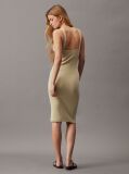 Green Soft Ribbed Lyocell Dress  Women