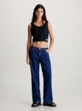 Black Soft Twill Sleeveless Top  Women