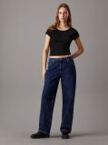 Black Tie Detail Open Back Top  Women